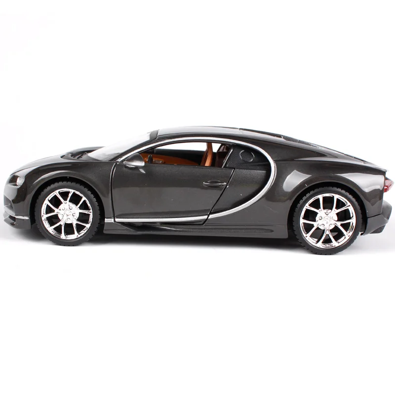 Модель гоночного автомобиля Maisto 1:24 Bugatti Chiron синего цвета игрушечная новая в