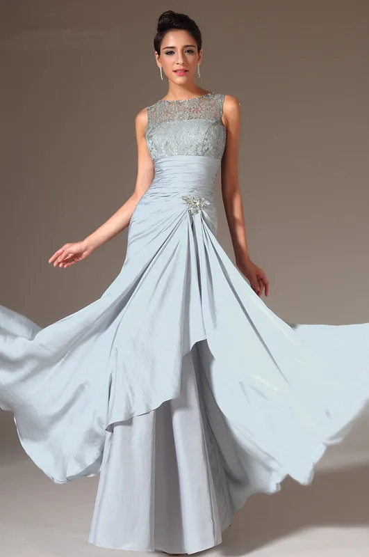 Freeshipping-New-Charming-Tank-Gray-Evening-Dresses (3)