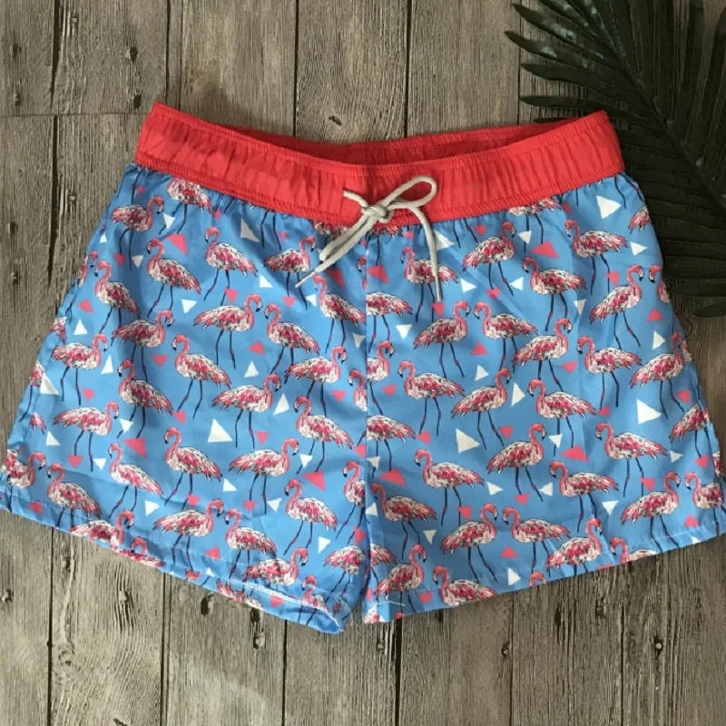 

FGHGF Brand Men Swimming Panties Bird board Short Pants Male Summer Boxer Beach Bathing Trunks Adjustable Bandage Swimwear