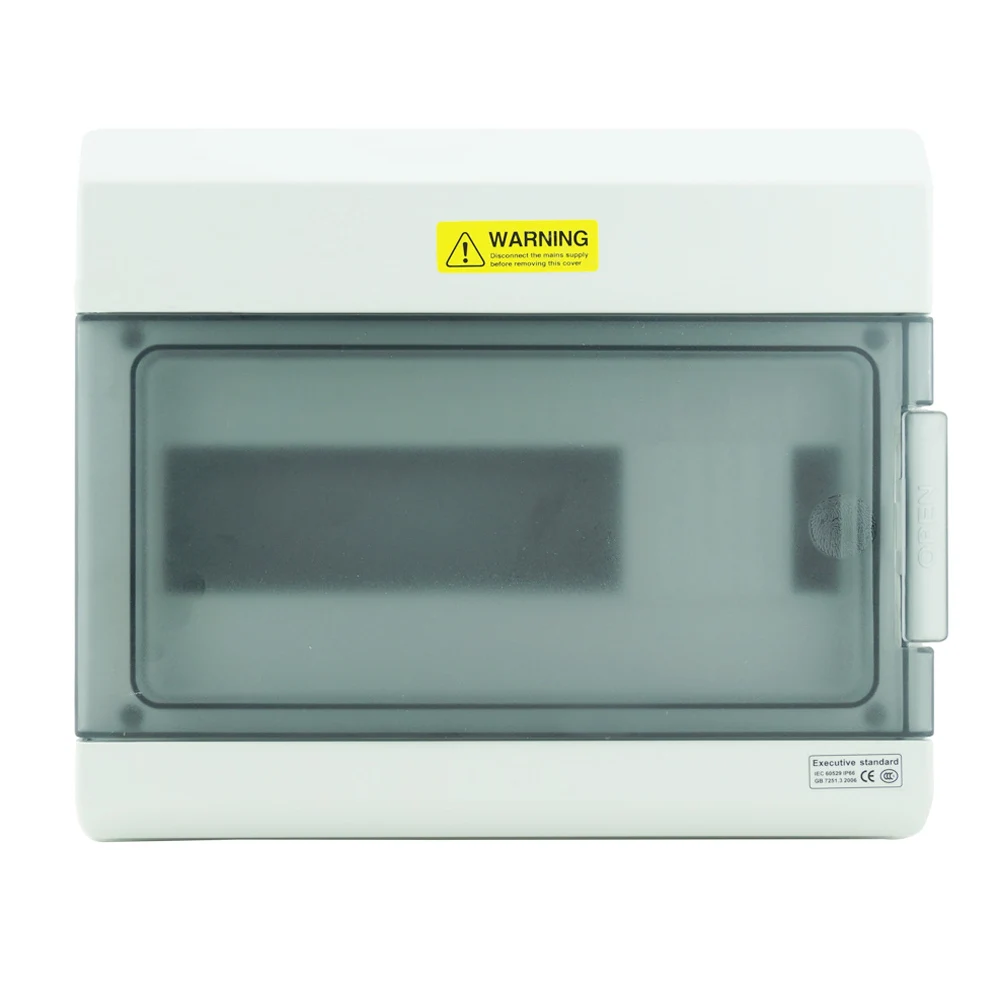 

12 Way Wiring Terminal Blocks IP65 Waterproof Electrical Distribution Enclosure Outdoor Panel Box