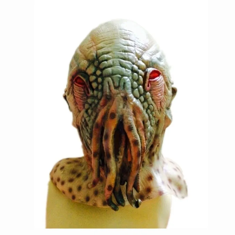 

Horror Octopus Face Mask Latex Full Head Mask Halloween Costumes Cosplay Party Props