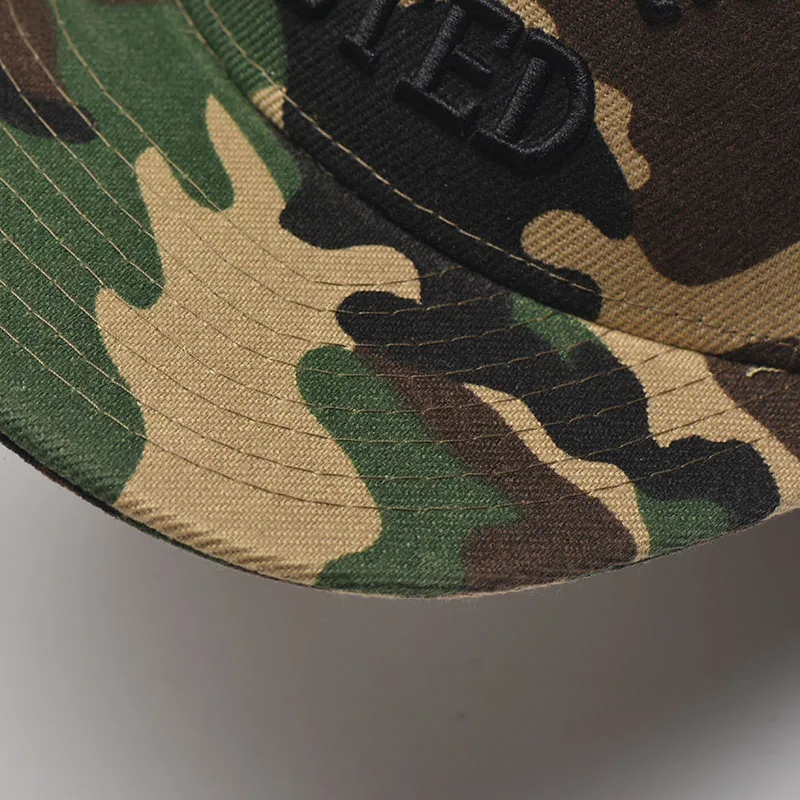 Vis Рок Высокое качество фирменные Snapback хип хоп Бейсбол Кепки унисекс камуфляж Для