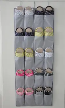 

Over the Door hanging storage bag shoe organizer with 20 compartments, Free shipping, low price