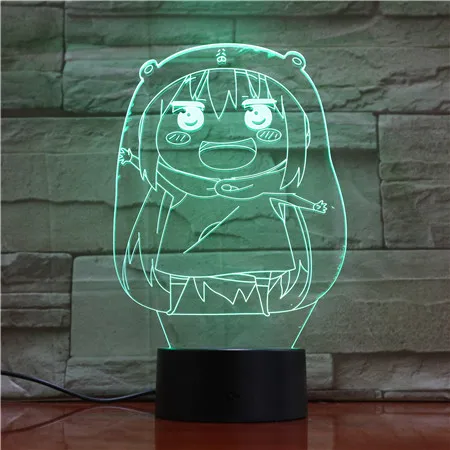 Himouto Umaru chan светодиодный ночник аниме USB сенсорный датчик декоративный ночной Светильник детский подарок комический Настольный светильник для спальни Манга