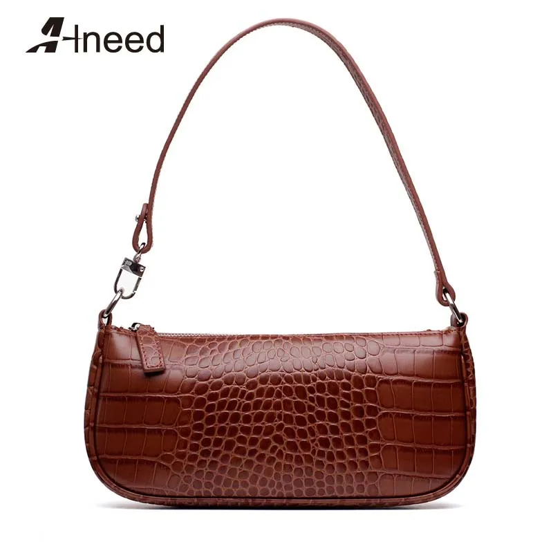 ALNEED أعلى-حقائب بيد للنساء 2019 الفاخرة تصميم جلد طبيعي حقيبة كتف السيدات محفظة مخلب الرغيف الفرنسي التمساح حقائب ALNEED أعلى-حقائب بيد للنساء 2019 الفاخرة تصميم جلد طبيعي حقيبة كتف السيدات محفظة مخلب الرغيف الفرنسي التمساح حقائب