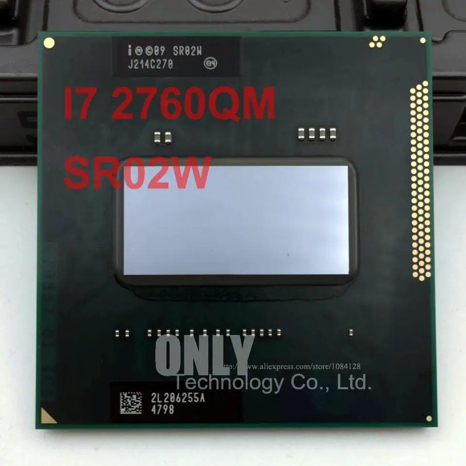 INTEL ноутбук ЦП SR02W i7-2760QM процессор Intel Core i7 мобильный процессор i7 2760QM центральный процессор 6M PGA 2,4 ГГц до 3,5 ГГц SRO2W