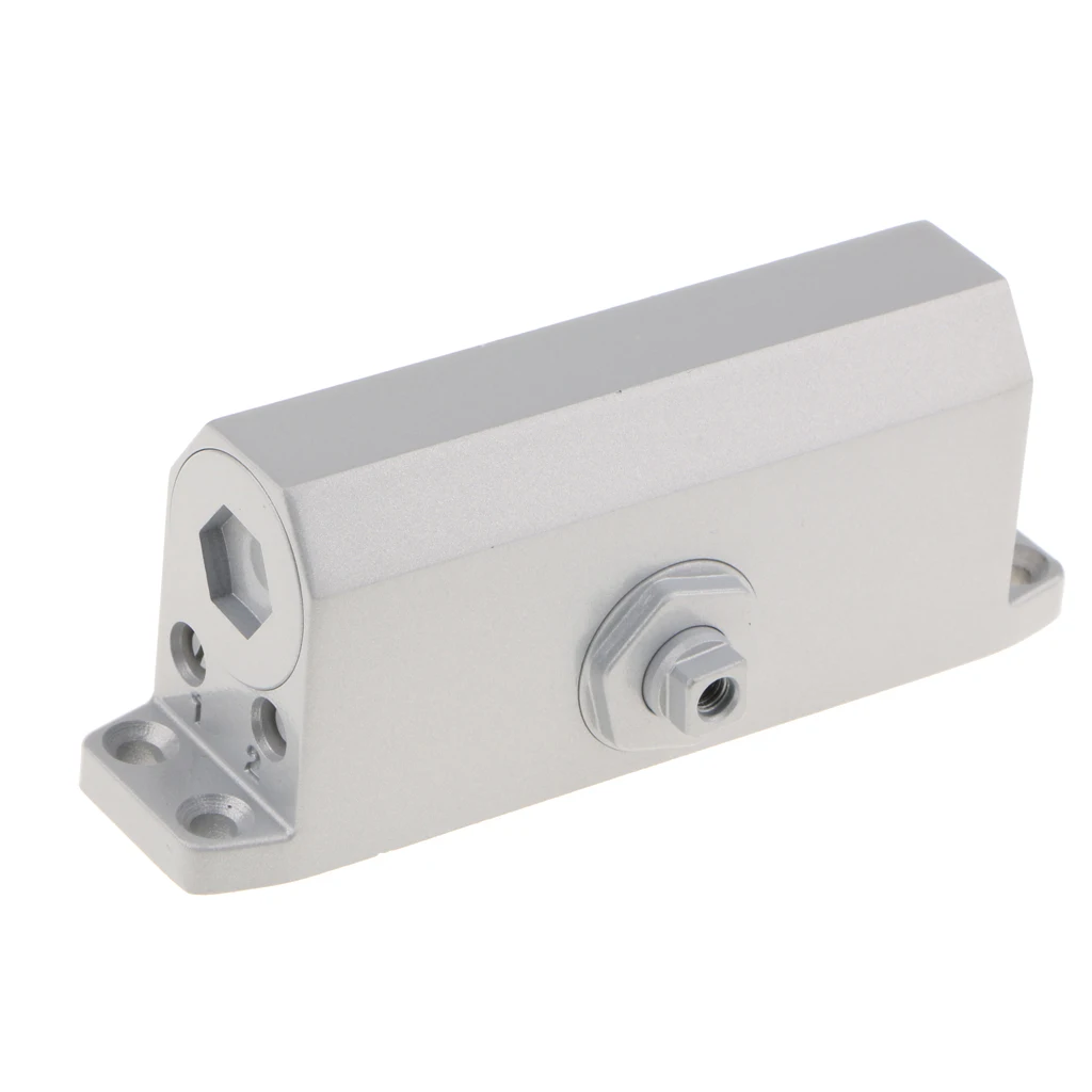 Heavy Load Aluminum Door Closer Two Indepent Halves Automatic Closing Sweep 25-45KG