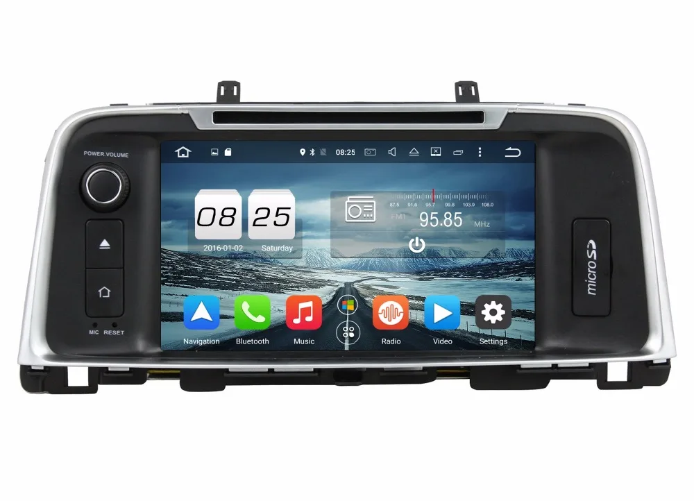 Octa Core 8 Android 6 0 Car Audio DVD GPS for Kia K5 Optima 2015 2017