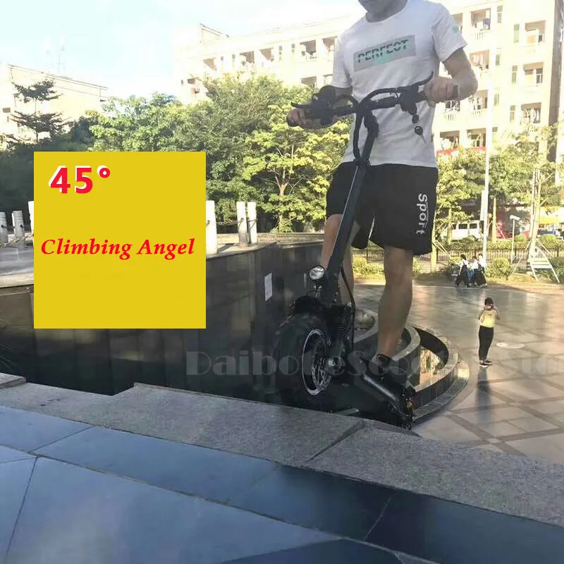 11 Inch Off Road Electric Scooter 60V 2400W Powerful Foldable Electric Bicycle Bike Skateboard for Adults  (17)