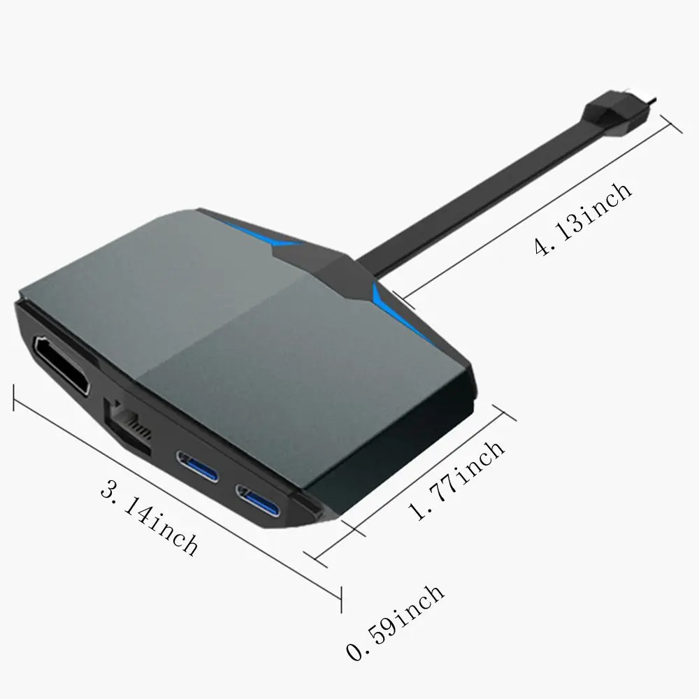 ITSYH USB HUB C к HDMI PD Thunderbolt 3 адаптер Тип 0 хаб для Apple Macbook pro 2017 dell XPS 13 Chromebook|Адаптеры Type-C|