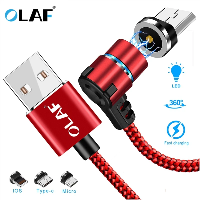L-خط كابل USB مغناطيسي ل فون سامسونج S10 نوع C المغناطيس شاحن بيانات شحن تهمة المصغّر usb كابل الهاتف المحمول الكابلات