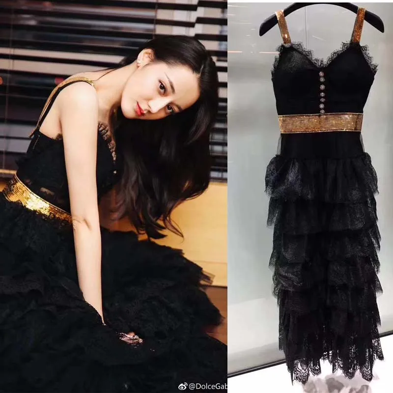 Dress black dress famale lace dresses for women sexy sling summer dress vestido 2018 boho vestidos do fiesta amazing party dress