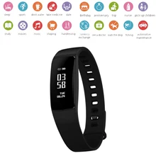 Centechia Интеллектуальный монитор сердечного ритма WeChat информация вызов, чтобы напоминать о шаге сна движение здоровое кровяное давление наручные часы