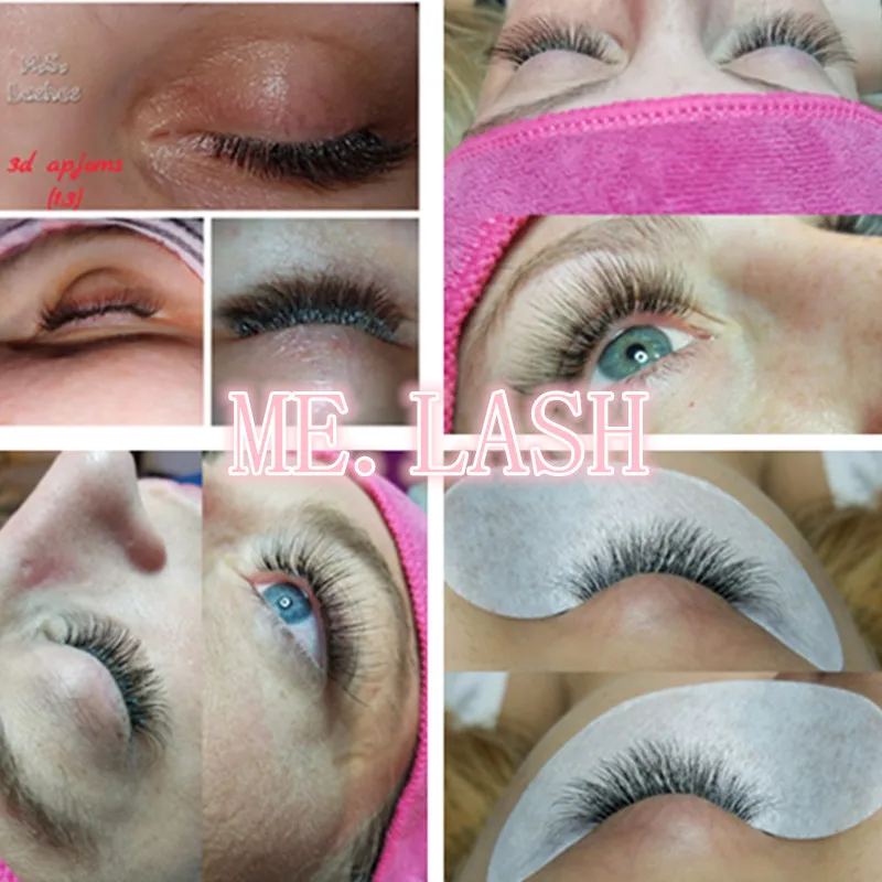 ME.LASH 4 лотка/Набор 3D 0 07 & 10 мм поддельные норковые русские объемные готовые ресницы