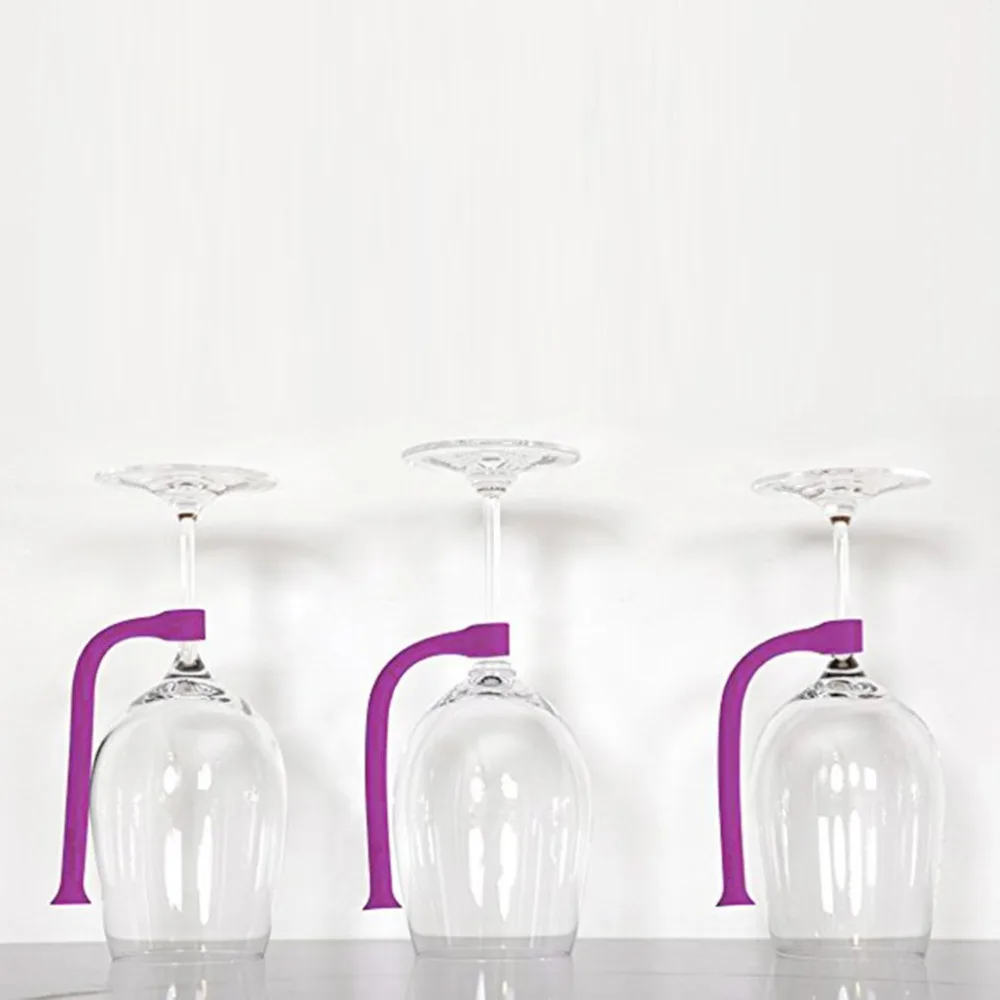 Stemware Saver Flexible Silicone Wine Glass Rack Dishwasher Attachment