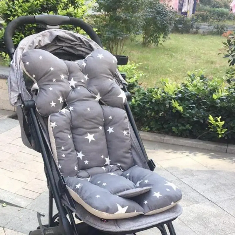 

Baby Printed Stroller Pad Seat Warm Cushion Pad mattresses Pillow Cover Child Carriage Cart Thicken Pad Trolley Chair Cushion