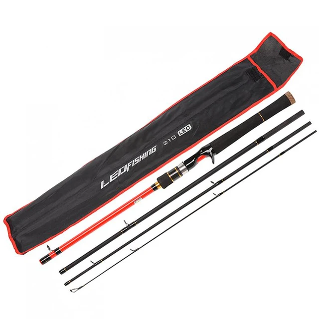 Yiyi 4-section Carbon Fiber Portable Travel Fishing Rod Ultra