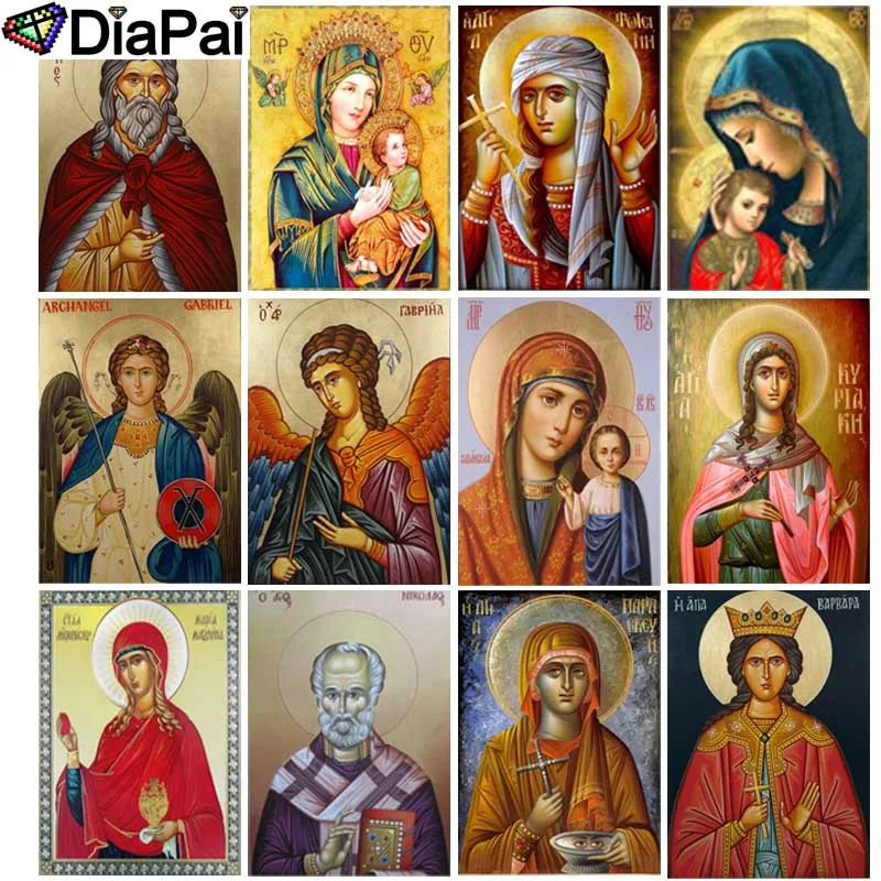 Алмазная живопись DIAPAI 5D сделай сам 100% полностью квадратная/круглая вышивка