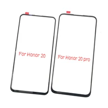 2 шт./лот экран Сенсорная панель внешнее стекло для Huawei Honor 20 Pro(China)
