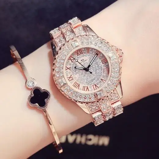 Top Aaa Women Rhinestone Watches Lady Dress Watch Diamond Top Aaa Women Rhinestone Watches Lady Dress Watch Diamond Luxury Fashion Bracelet Wrisch Crystal Quartz Clock