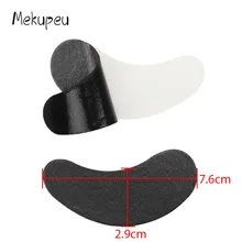 Ненатуральные искусственные патчи черных кругов под глазами колодки гелевые, для ресниц Бумага Пластыри для наращивания ресниц 50 пар/лот макияжа глаз советы Стикеры обертывания