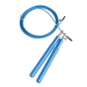 

2019 Sport Speed Jump Rope Skipping Stainless Ball Bearing Metal Handle Steel Cable Fitness Equipment 8 Colors