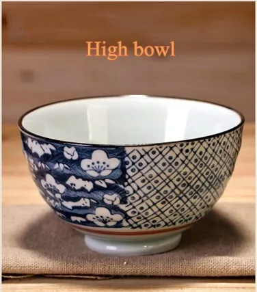 Креативная керамическая чаша фарфоровая чашка для риса керамический пищевой контейнер китайский салатник фруктовые закуски миски СВЧ посуда - Цвет: J