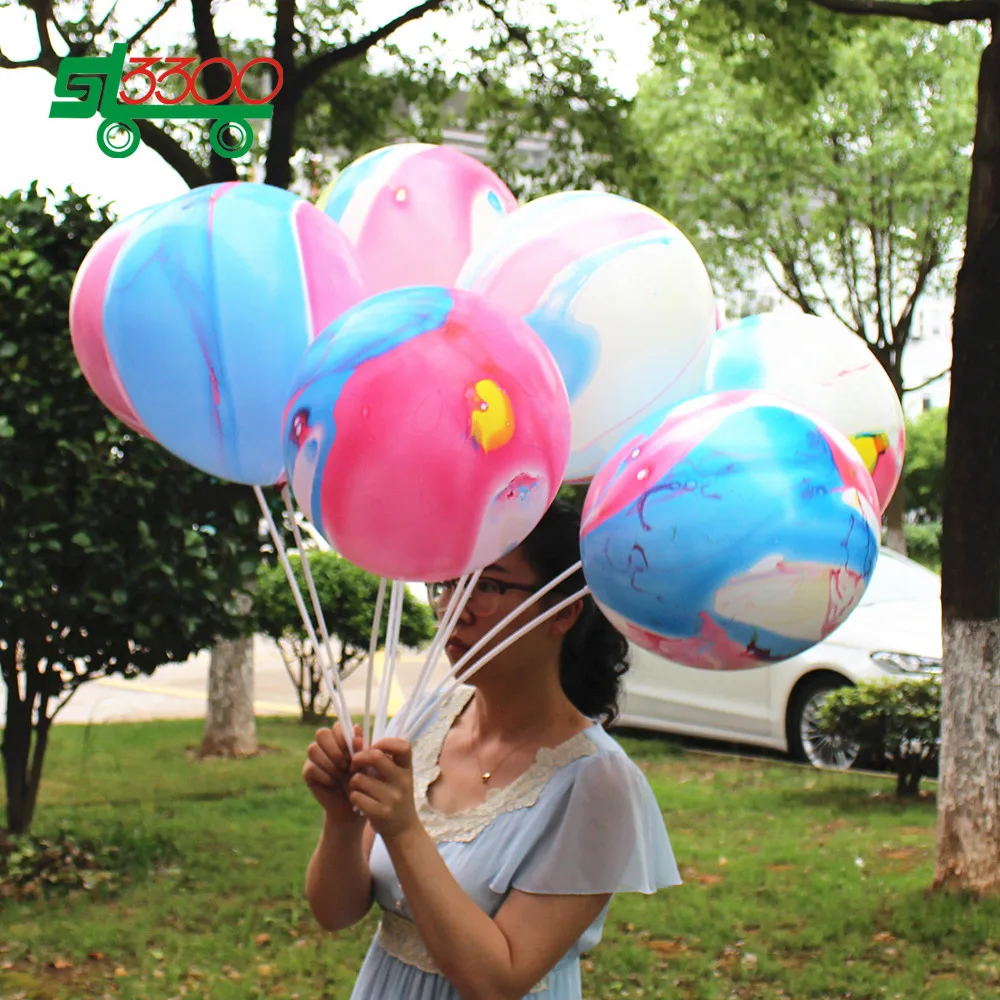 

SL3300 Agate Balloons Palloncini Inflatable Balls for Birthday Party Wedding Decoration Globe Air Ballons 12 Inch 3.5g 10pc B21