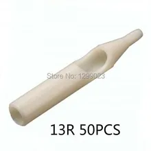 50 шт стерильные развеваемые татуировки ручка белые короткие пластиковые наконечники татуировки Советы для захвата для труб круглые наконечники Белый тюбик с насадкой-конусом