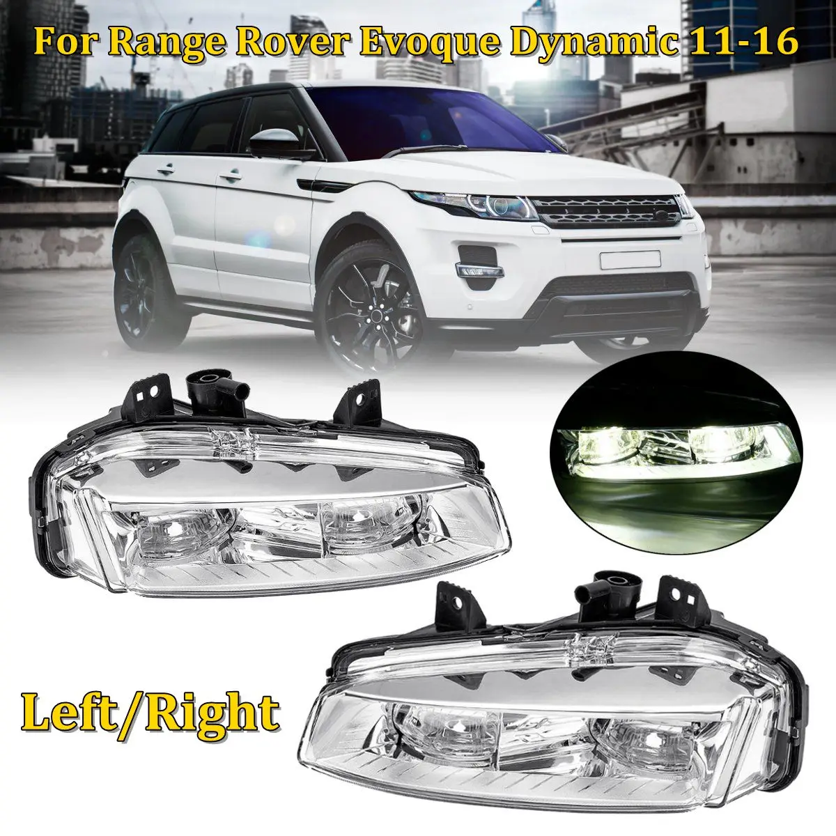 1 пара автомобиль передний левый и правый бампер туман светильник с лампой Замена для Range Rover Sport динамический 2011 2012 2013 14-16