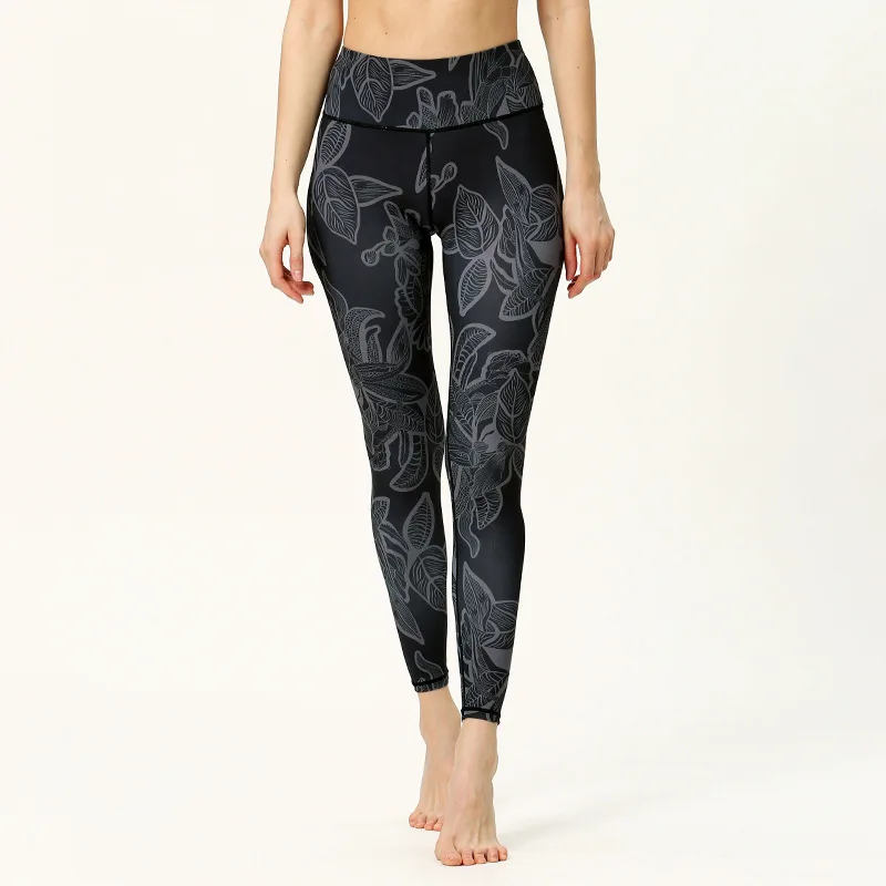

CHRLEISURE Casual Printing Leggings Fitness Feminina Ankle-Length Polyester Breathable Sexy Leggings Women Soft Comfortable Pant