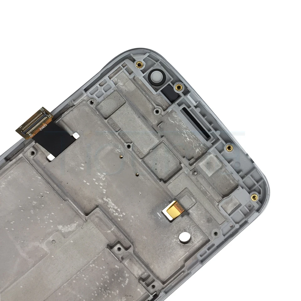 Moto G4 Play LCD Display With Frame white (10)