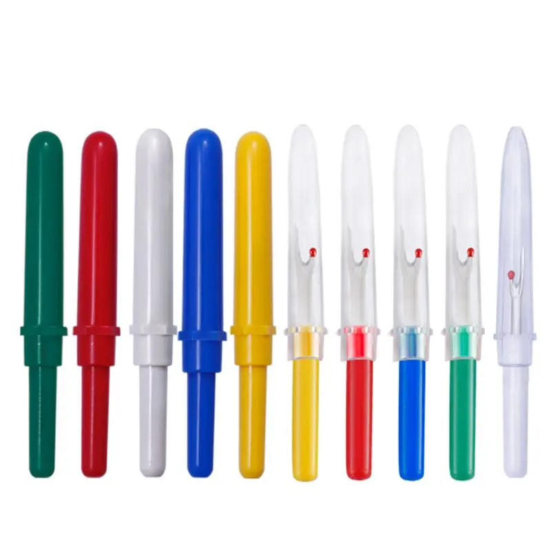

10pcs/set Thread Cutter Seam Rippers Stitch Unpicker Sewing Plastic Handle Craft Tools Accessories