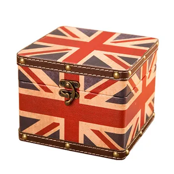 

Europe Retro Wooden Storage Box Ornaments Vintage Box Household Women Jewelry Storage Boxes Desktop Crafts Home Decoration Gifts