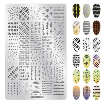 

1pcs Nail Plate Rectangle 78STYLE Animal/Flower/Love Nail Art Stamping Plates Image Stencil 1PCS(14.5*9.5CM/1PCS) Stamping Plate