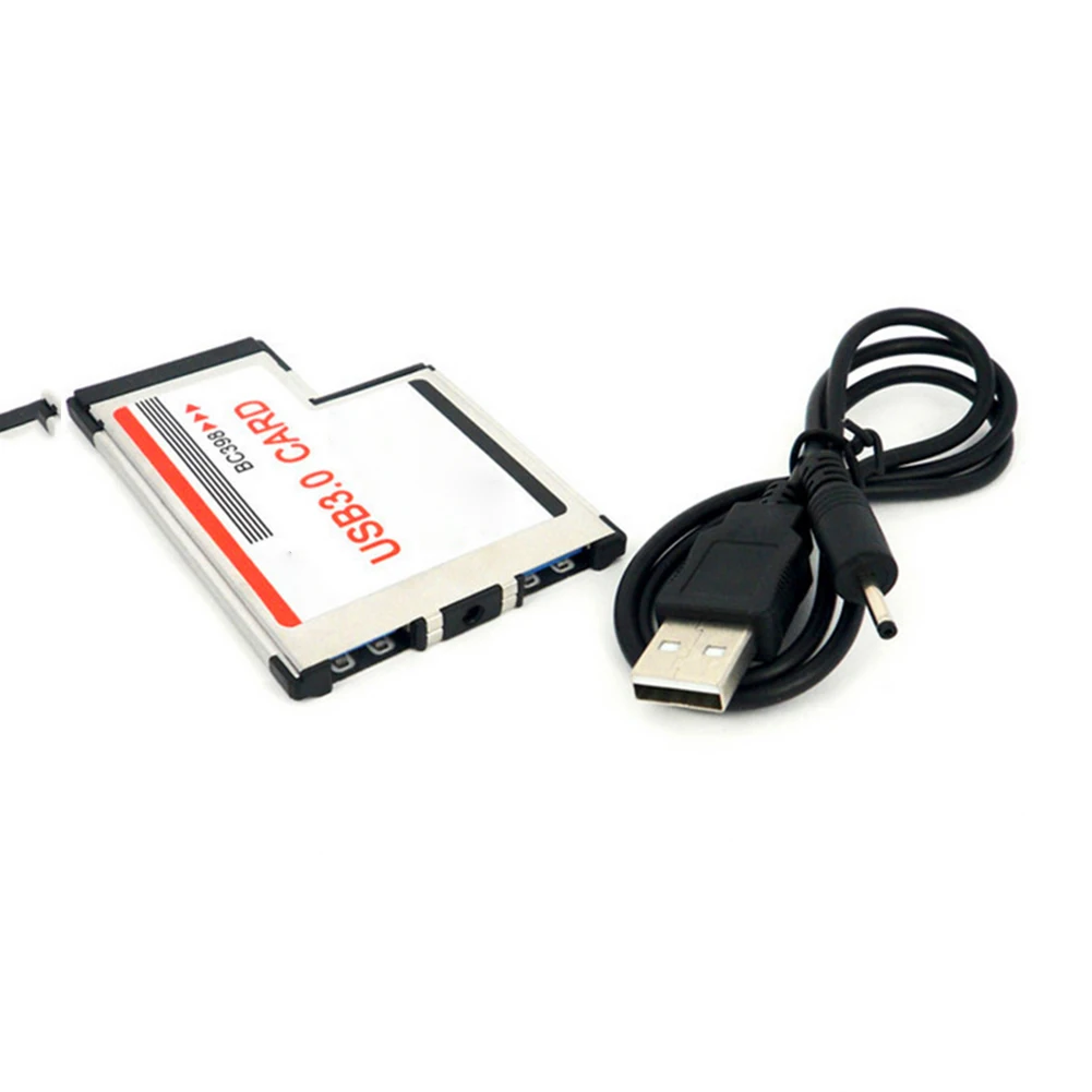 54 мм экспресс-карта на два порта USB 3,0 адаптер конвертер для ноутбука
