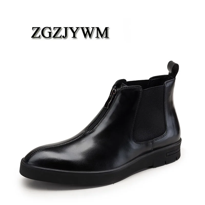 black chelsea boots with red elastic