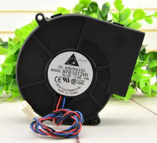 EPacket Доставка: DELTA BFB1012VH 9733 12V 2.7A 3-линейный специальный вытяжной вентилятор для