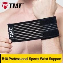 TMT эластичный тканый Регулируемый мягкий прочный паста для тяжелой атлетики Powerlifting спортивный браслет для запястья корсет ДЛЯ ФИТНЕССА повязка