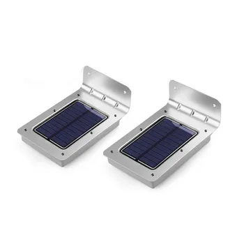 

2PCS 16-LED Solar Sensor Light Outdoor Wireless Solar Powered PIR Motion Sensor Light/ Wall lamp/ Security lights
