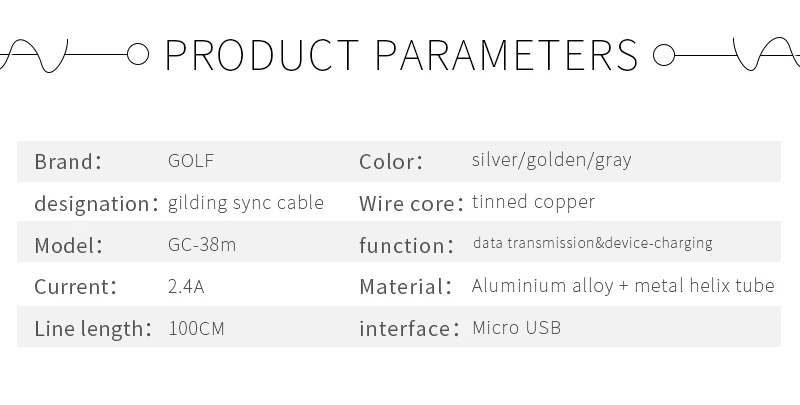 Металлический для гольфа Micro USB кабель синхронизации данных для Xiaomi 3 4 Note Redmi Note 4X samsung S6 S7 Edge LG G3 G4 V10 K10 Android Кабель зарядного устройства