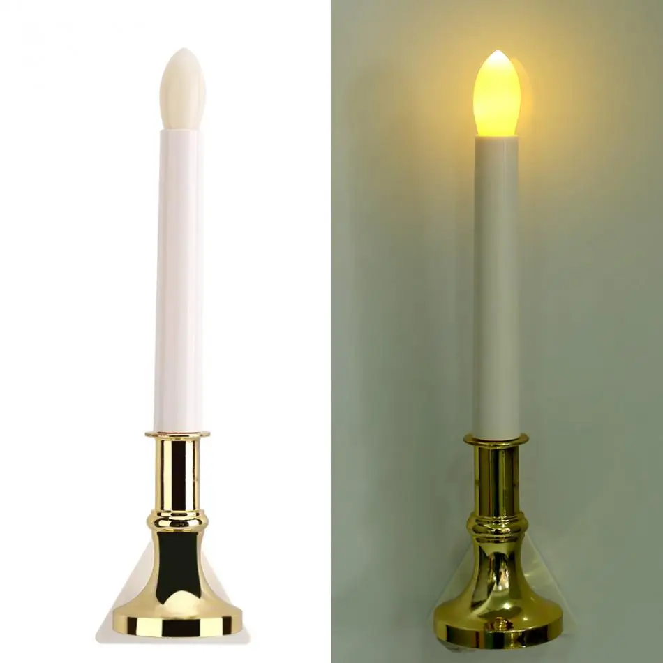 2pcs LED Candle Night Light For Home Electronic Flameless LED Sensor