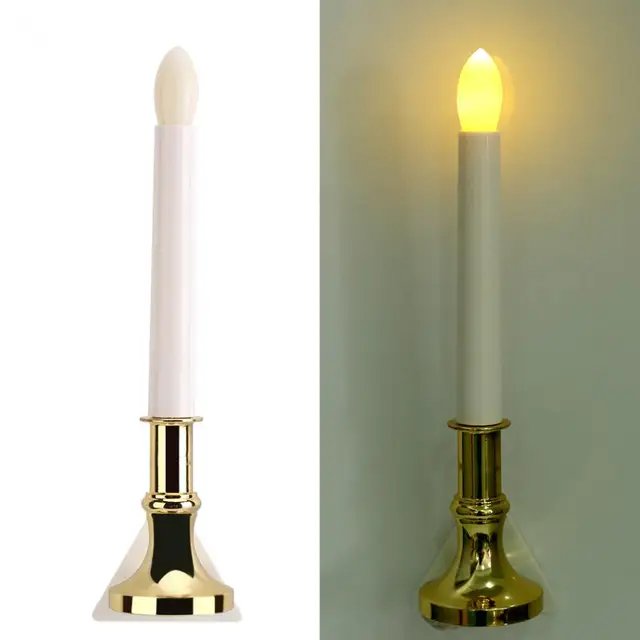 2pcs LED Candle Night Light For Home Electronic Flameless LED Sensor