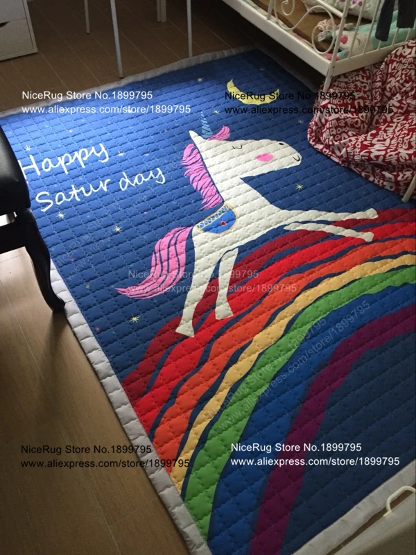 NC107 review KIDS sit on mat 75 rainbow
