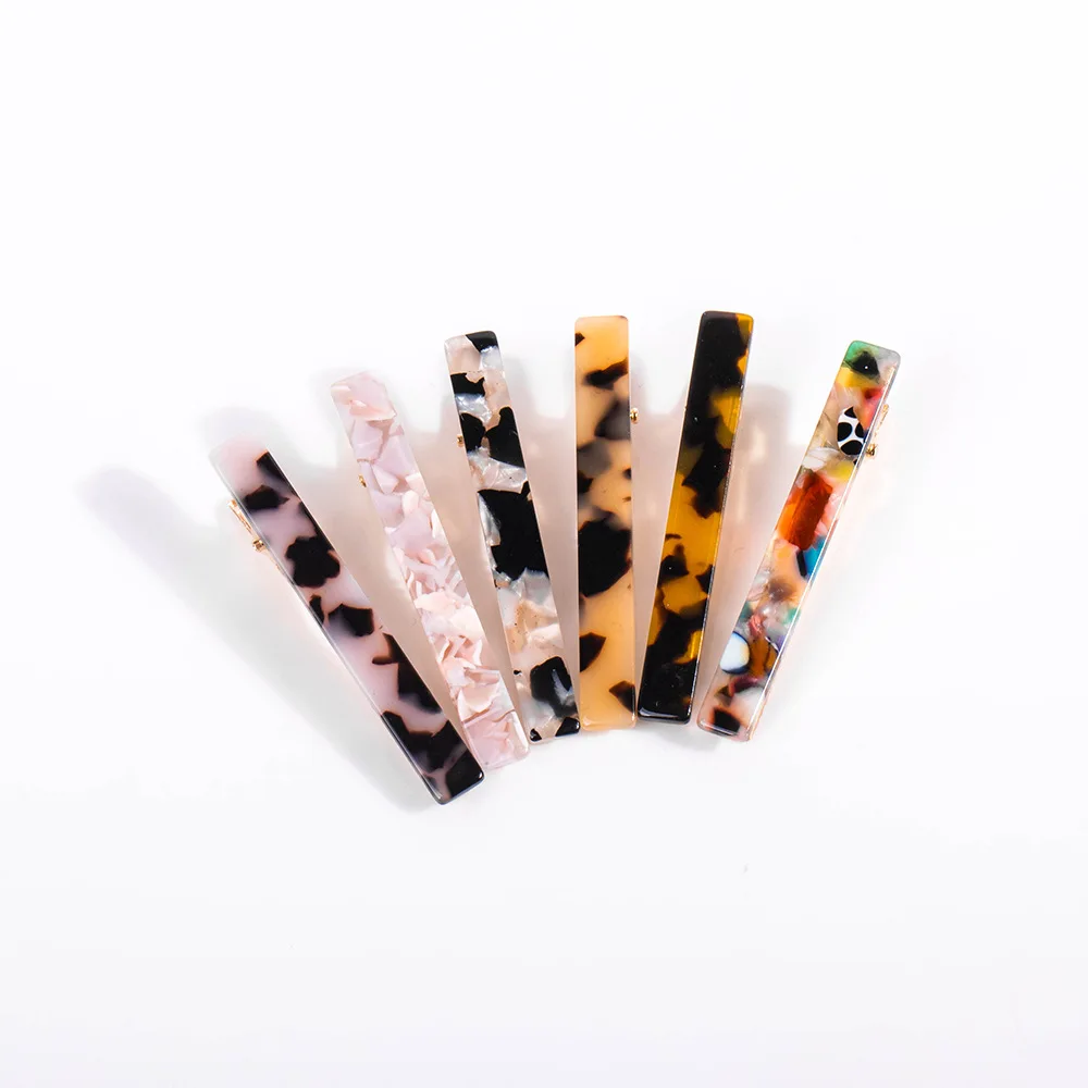 

Acrylic Sheet Acrylic Hair Clips for Women Vintage Bangs Clip Hairpin Clip Female Korean Version Wild Hair Accessories Headdress