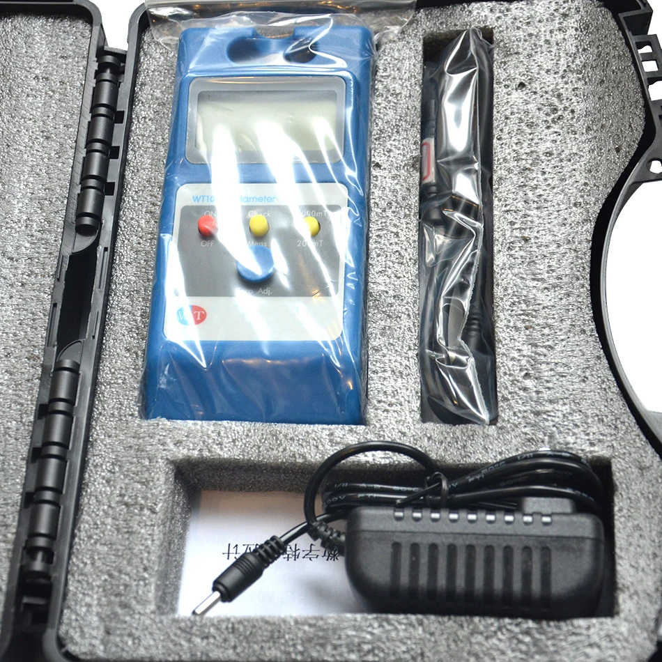 Горячая Распродажа профессиональный ЖК дисплей Gaussmeter Tesla Meter WT 10A цифровой
