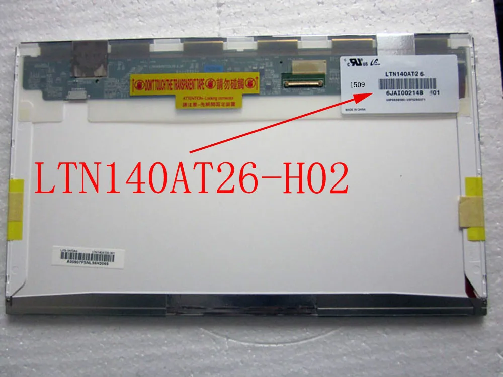 

LTN140AT26-H02 LTN140AT26 H02 Screen LCD Panel 1366x768 TFT LED Screen