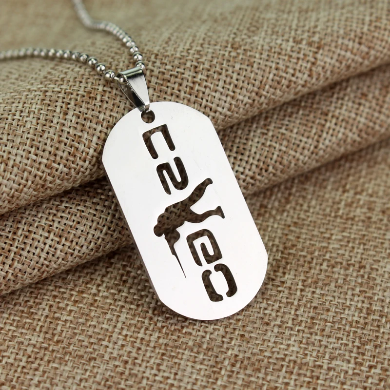 Игры CS GO из нержавеющей стали звено ожерелье для мужчин CSGO аниме Neckless мужской Collier