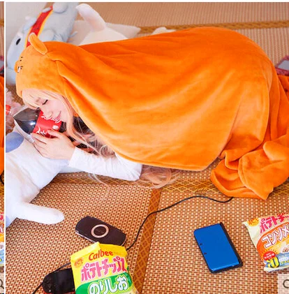 Плащ Himouto Umaru chan для косплея 160 см * 110 мультипликационный персонаж дома Умару