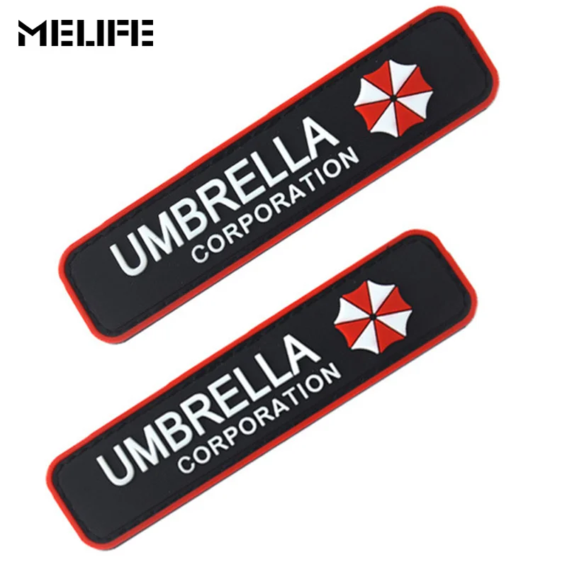 

Team Souvenirs PVC Patch Umbrella Corporation Military Tactical Patch Personality Resident Evil Series Badges For Bag clothes